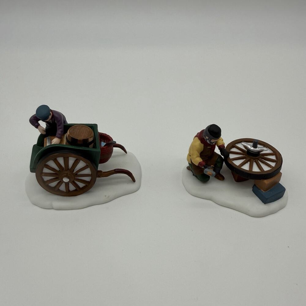 Dept 56 "C. Bradford, Wheelwright & Son" Village Accessory - Retired #5818-1